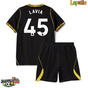 Chelsea Romeo Lavia #45 Vieraspaita Lapsille 2026-27 Lyhythihainen (+ shortsit)